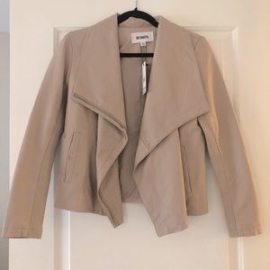 BB Dakota (Nordstrom) pink faux leather jacket